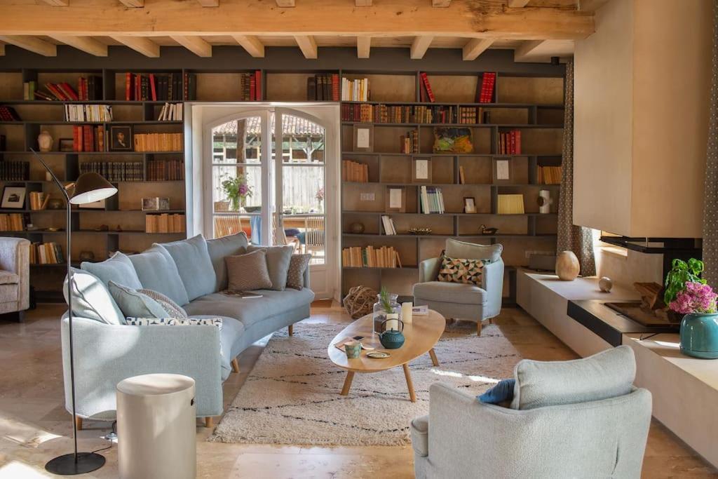 L'Heritier, Maison Climatisee, 12Pers Avec Piscine Villa Marzens Exteriör bild