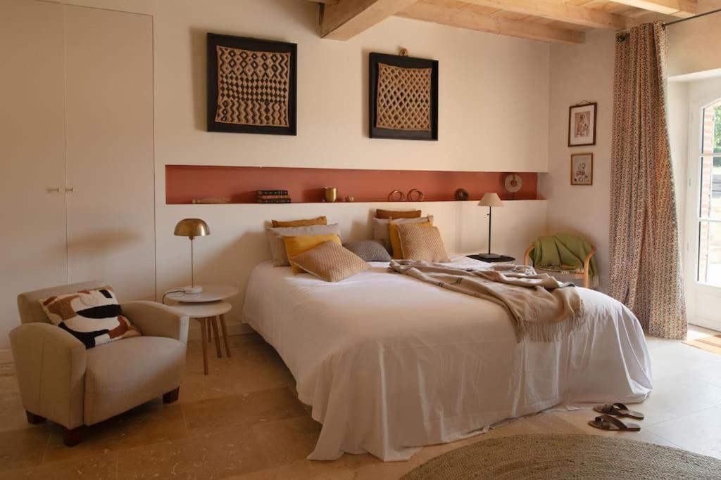 L'Heritier, Maison Climatisee, 12Pers Avec Piscine Villa Marzens Exteriör bild